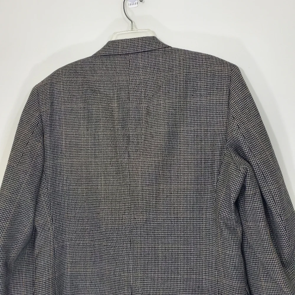 Jos. A. Bank Wool/Silk Checked Blazer, Size 41L